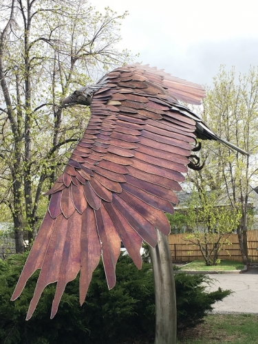 Image of "Bald Eagle" sculpture by Jim Dolan
