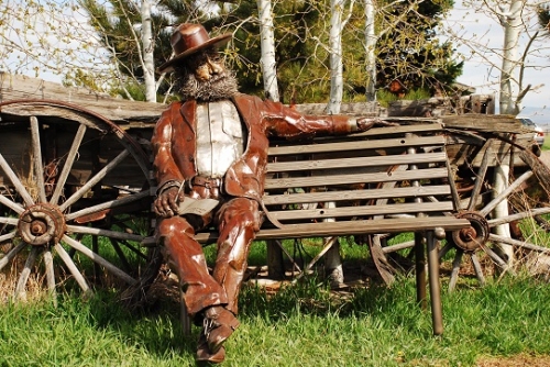 Image of "Walt Whitman" sculpture by Jim Dolan